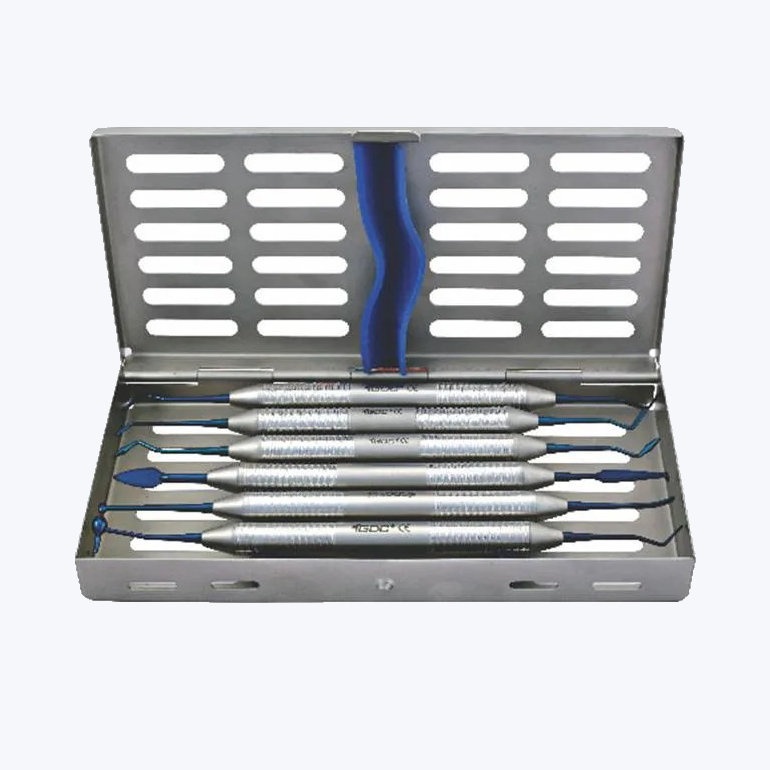 GDC Composite Instruments Titanium Coated S/6 # Blue Instruments Kit (CIBWC6)